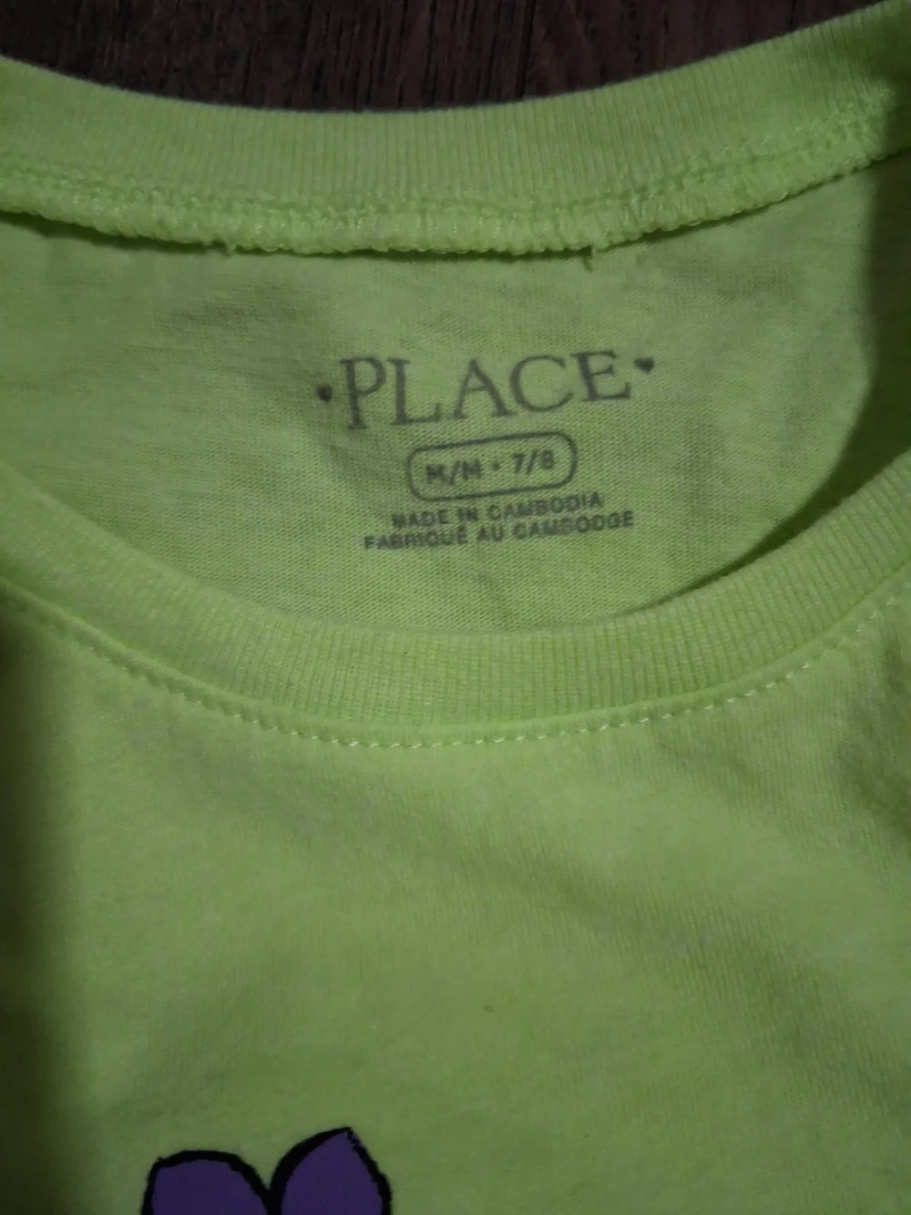 The Children's Place Lime Green Pink Flamingo Matching Top Shorts Two Piece Set - Picture 4 of 4